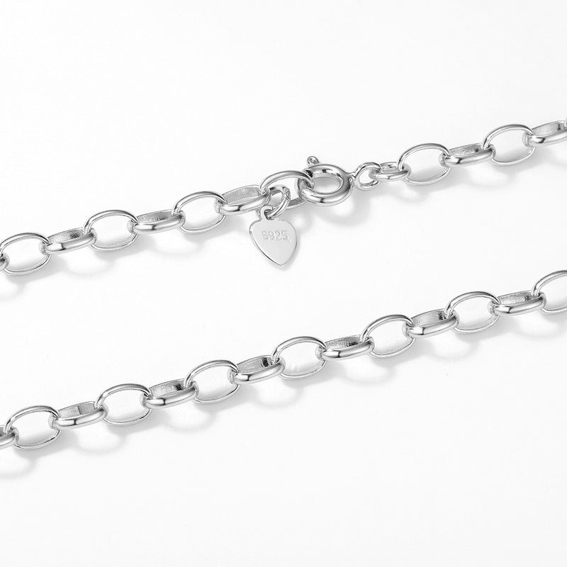 S925 Sterling Silver Jewelry Chain Gold Plating Fashion Simple Luxury Necklace Chains