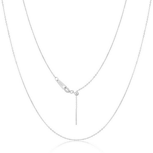 S925 Sterling Silver Jewelry Chain Gold Plating Length Adjustable Bead Necklace Chains