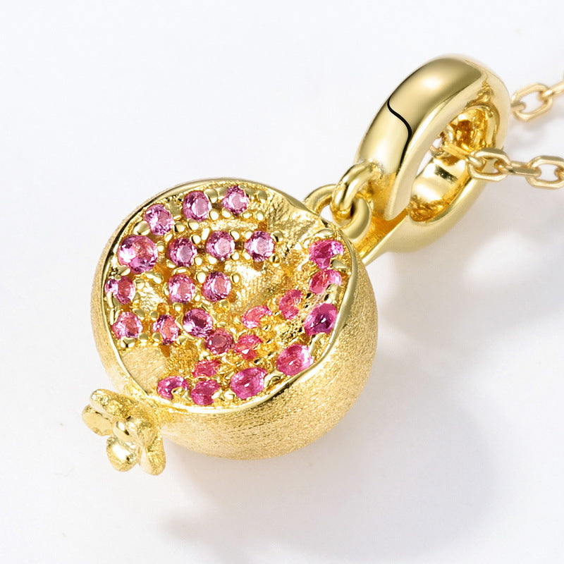 S925 Sterling Silver Jewelry Pendant Hand Made Wire Drawing Craft Silky Surface Necklace Charms