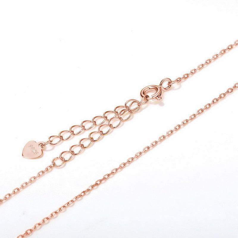 S925 Sterling Silver Jewelry Chain Gold Plating Extension Adjustable Necklace Chains