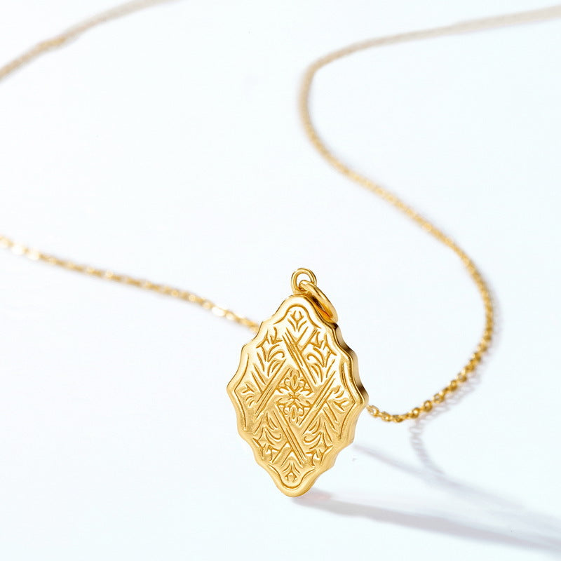 S925 Sterling Silver Jewelry Pendants Natural Black Onyx Gemstone Vintage Style Necklace Charms