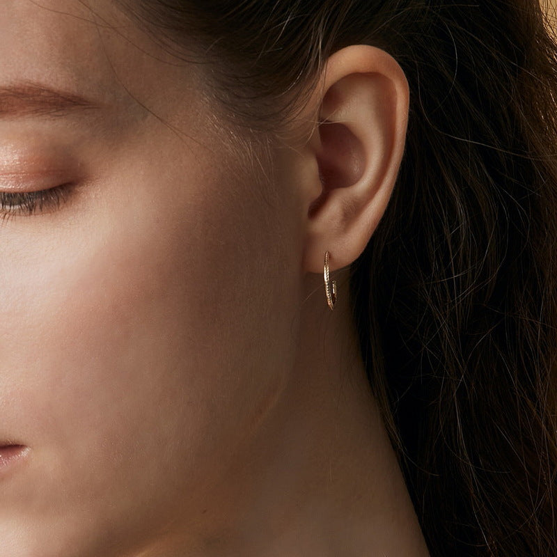 S925 Sterling Silver Jewelry Earrings Natural Malachite Gemstone Sector Style Detachable Earrings